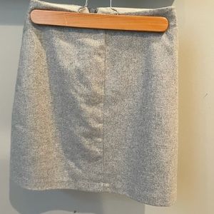 Aritzia Knit Grey Mini Skirt